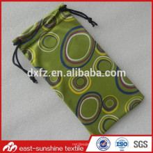Bolsa de las gafas de sol del microfiber, bolsa de las gafas de sol de Customed, bolso diseñado de los vidrios de la tela